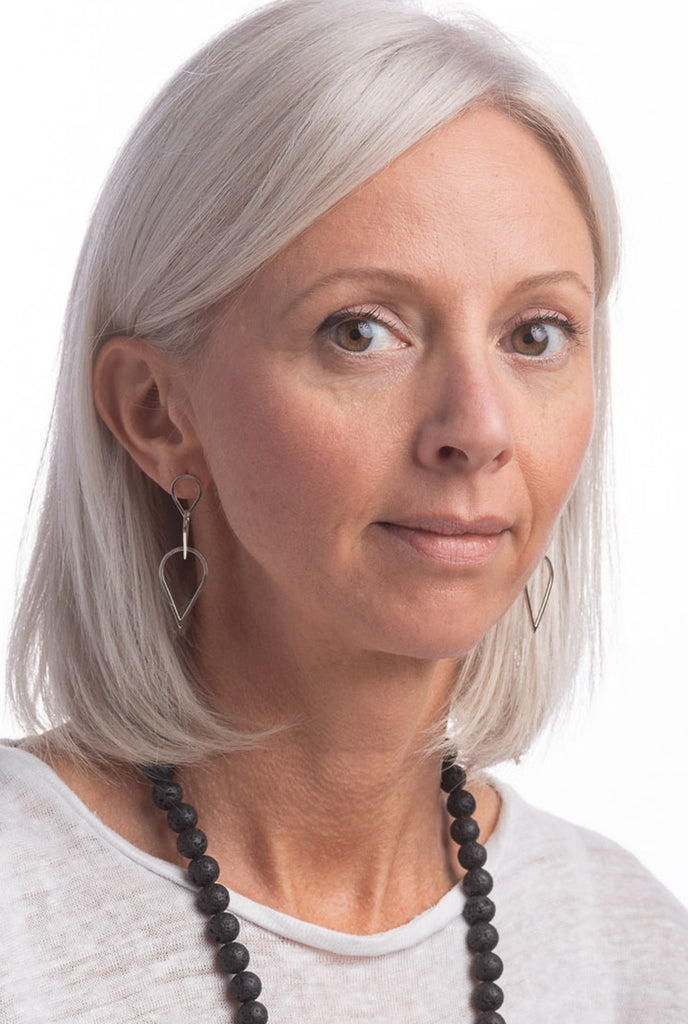 Balance drop earrings ( 3 links) - KFDJewelleryB10