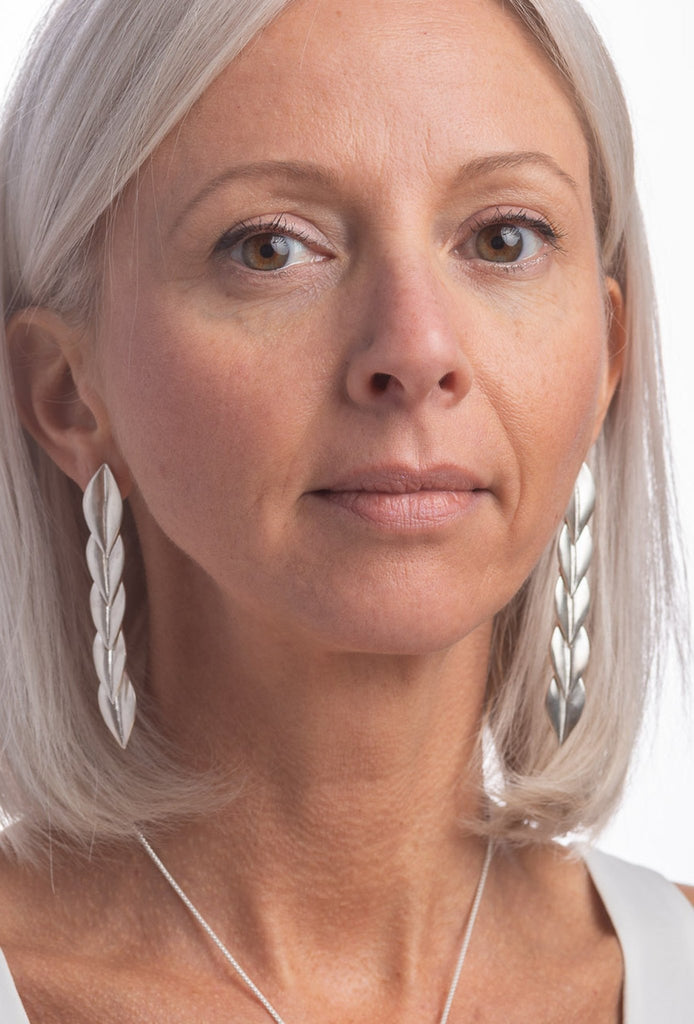 Be-Leaf 5 leaf drop earrings - KFDJewelleryBL10