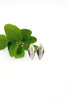 Be-Leaf small sterling silver stud earrings - KFDJewelleryBL04