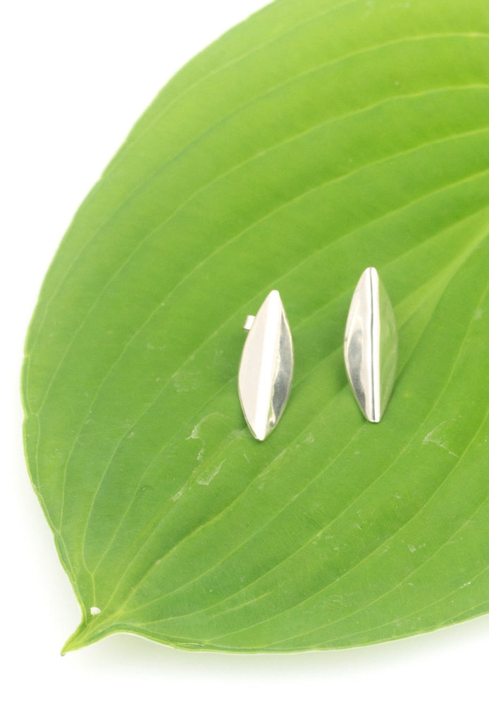Classic Leaf Stud Earrings - KFDJewelleryCL09