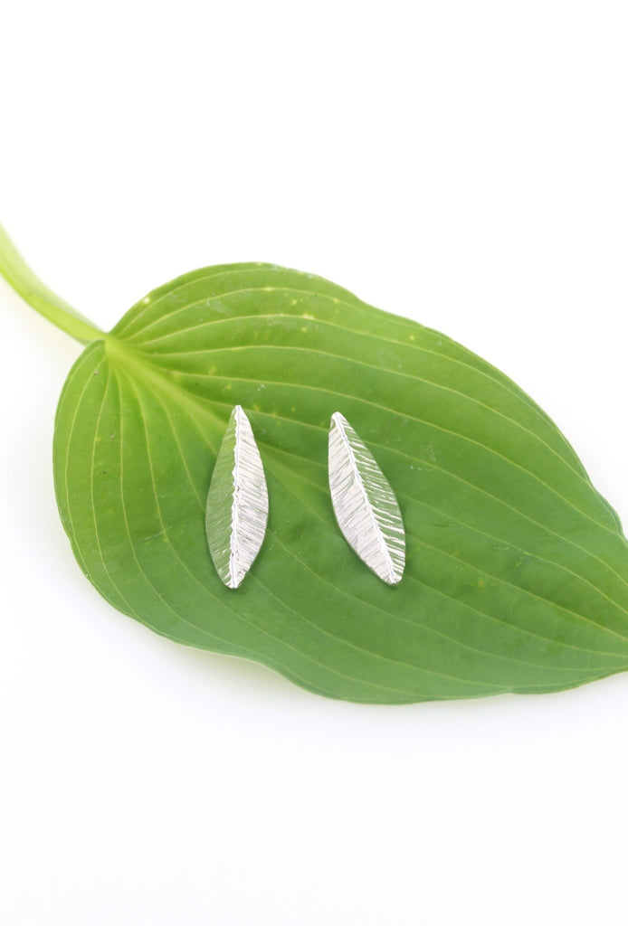 Classic Leaf Stud Earrings - KFDJewelleryCL10