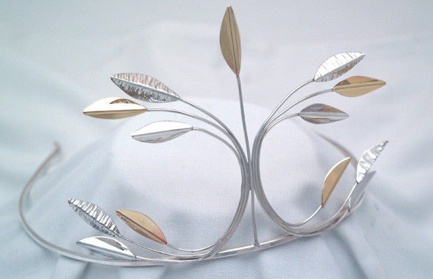 Classic Leaf Tiara - KFDJewelleryCL24