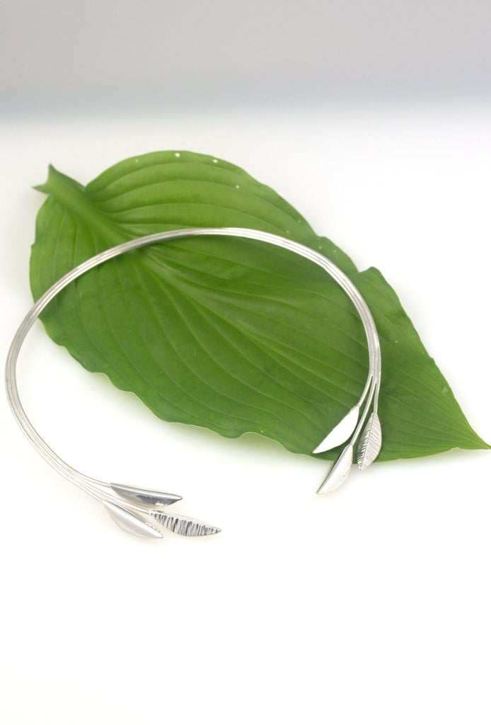 Classic Leaf Torque - KFDJewelleryCL01