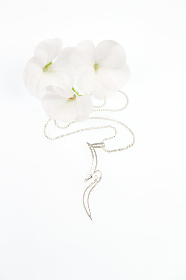 Flame Long pendant - KFDJewellery