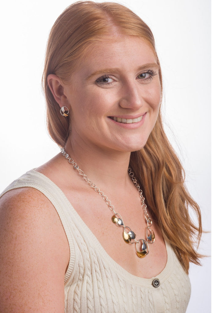 Jenyus small sterling silver stud earrings - KFDJewelleryJ14