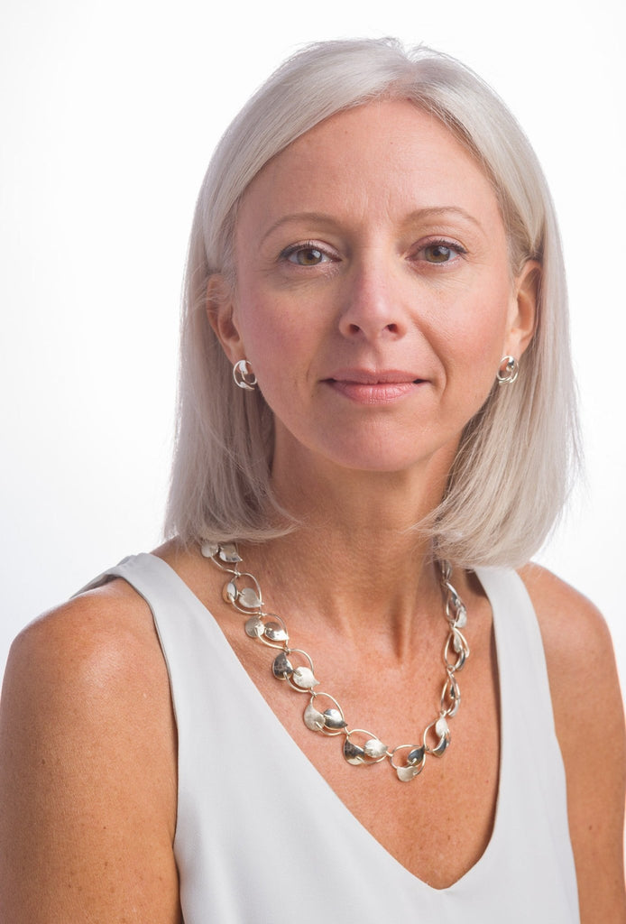 Jenyus sterling silver repeat link necklace - KFDJewelleryJ01