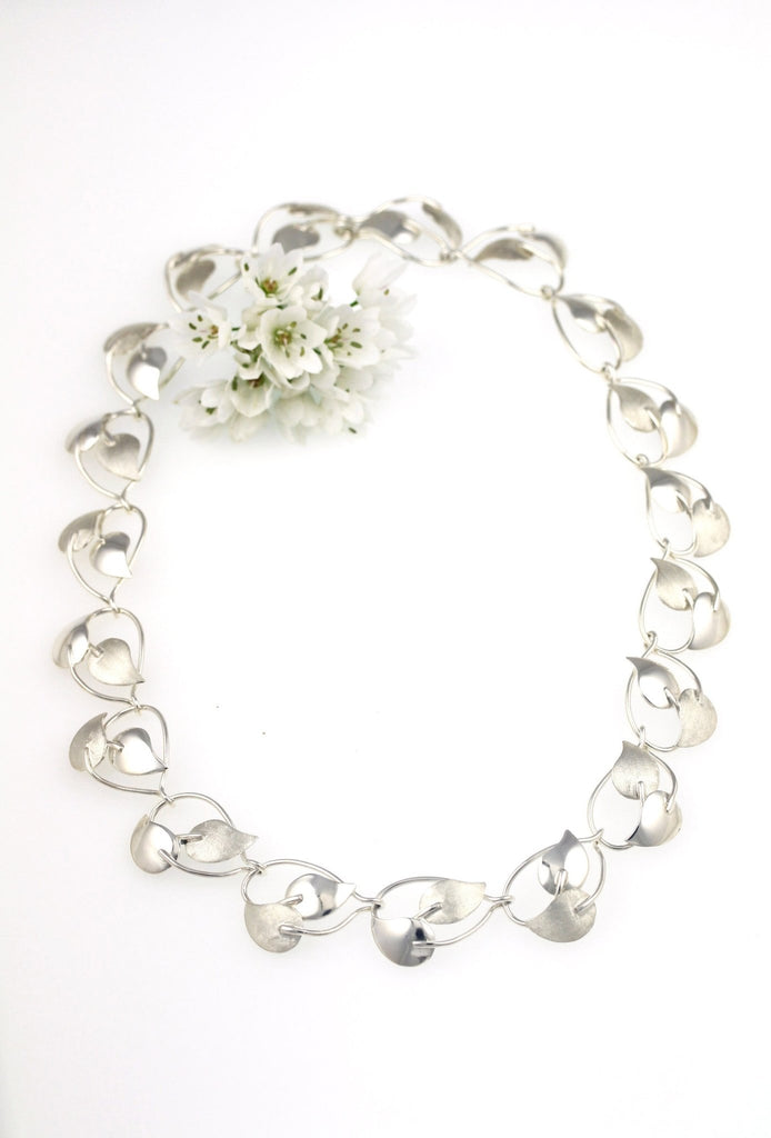 Jenyus sterling silver repeat link necklace - KFDJewelleryJ01