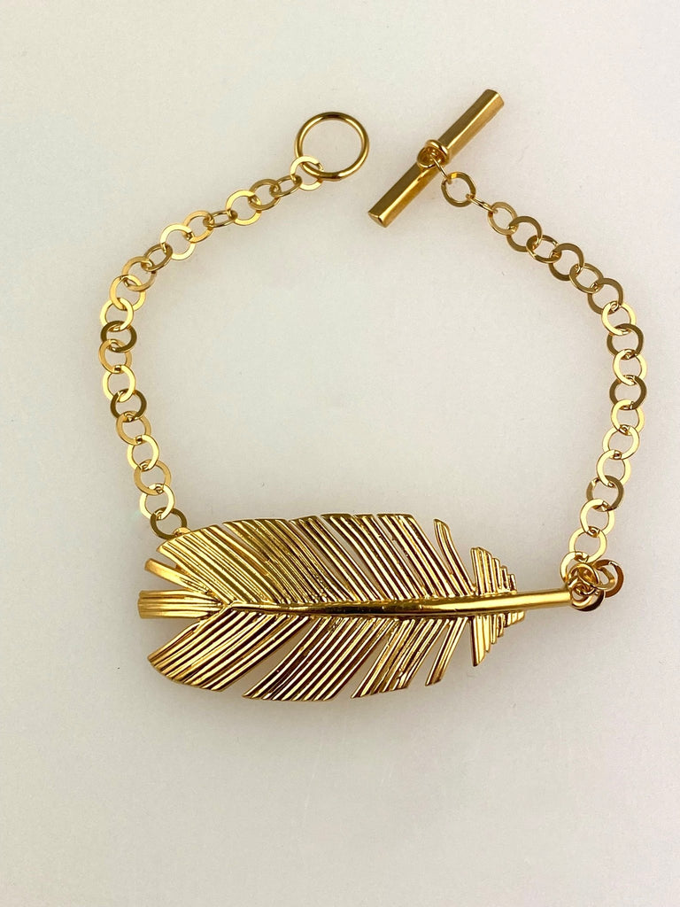 Large feather bracelet - KFDJewelleryF23
