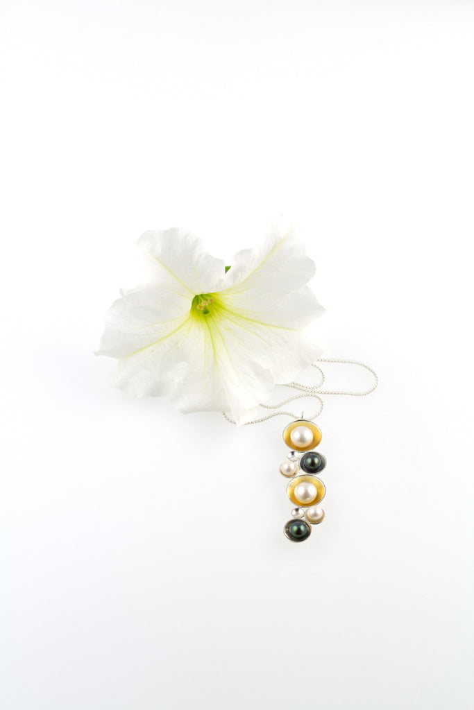 Long Champagne Pendant - KFDJewelleryC5