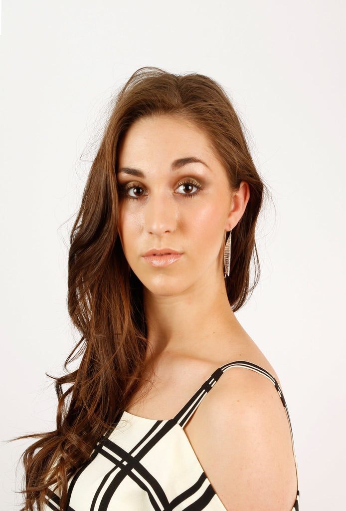 Long Thin Classic Leaf Earrings with Safety Hook - KFDJewelleryCL15