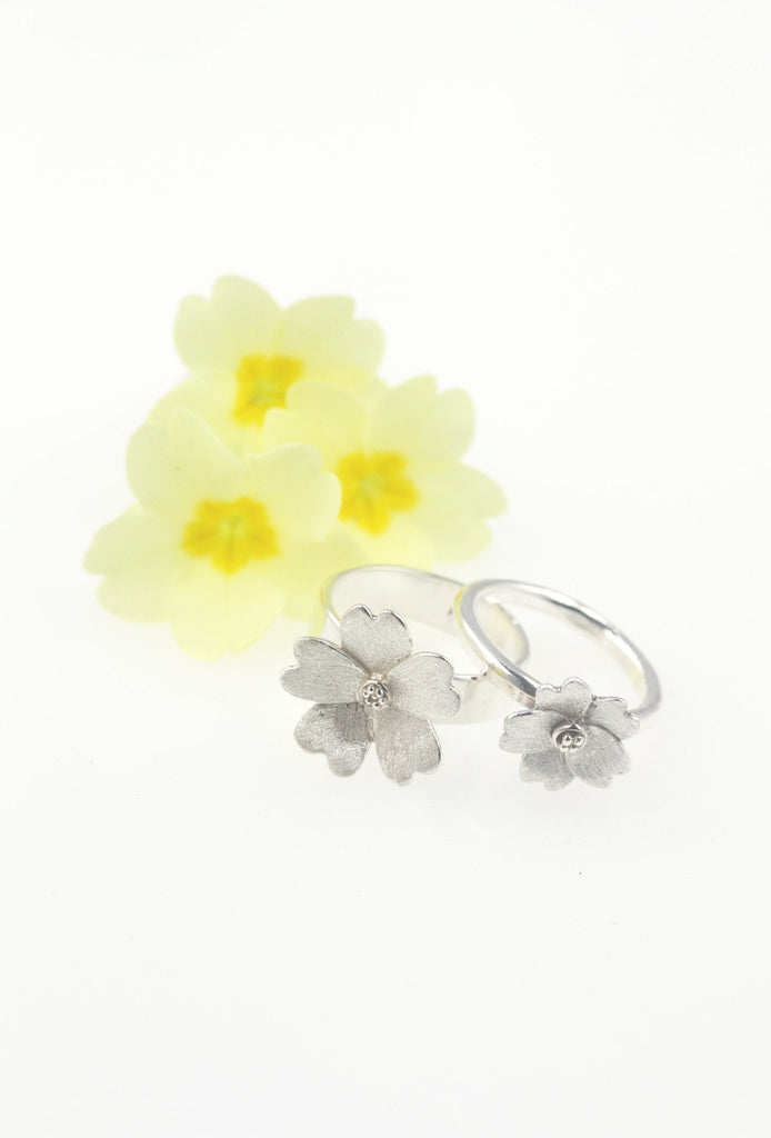 Primrose Ring (medium flower) - KFDJewelleryP017