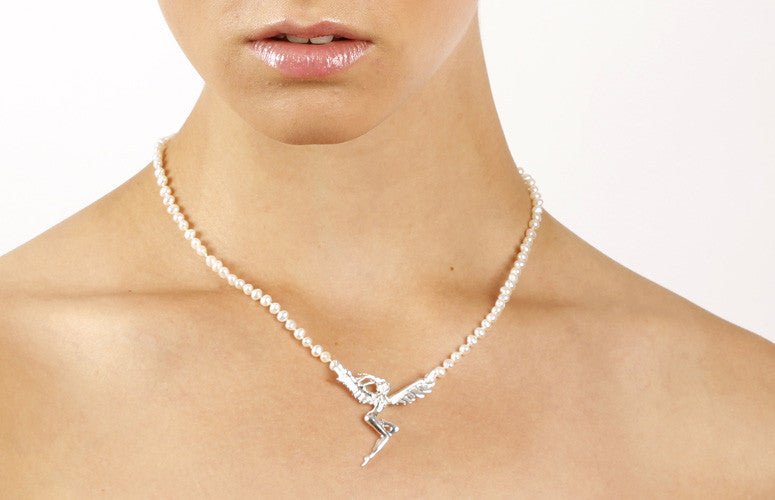 Seductive Siren on pearls - KFDJewelleryF04