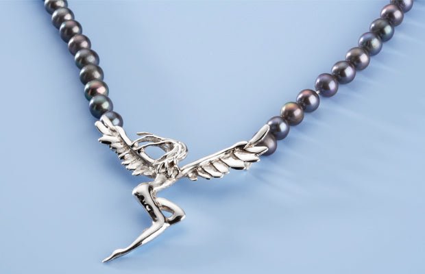 Seductive Siren on pearls - KFDJewelleryF04