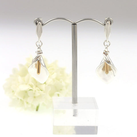 Small Lily Drop Earrings - KFDJewelleryL010