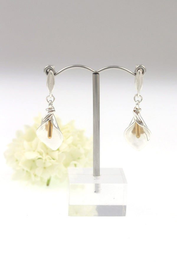 Small Lily Drop Earrings - KFDJewelleryL010