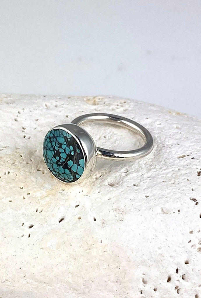 Small Turquoise Moon rings - KFDJewelleryTT07