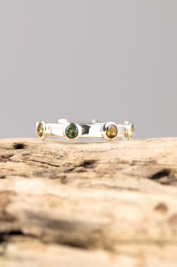 Tourmaline satellite ring - KFDJewelleryCN14
