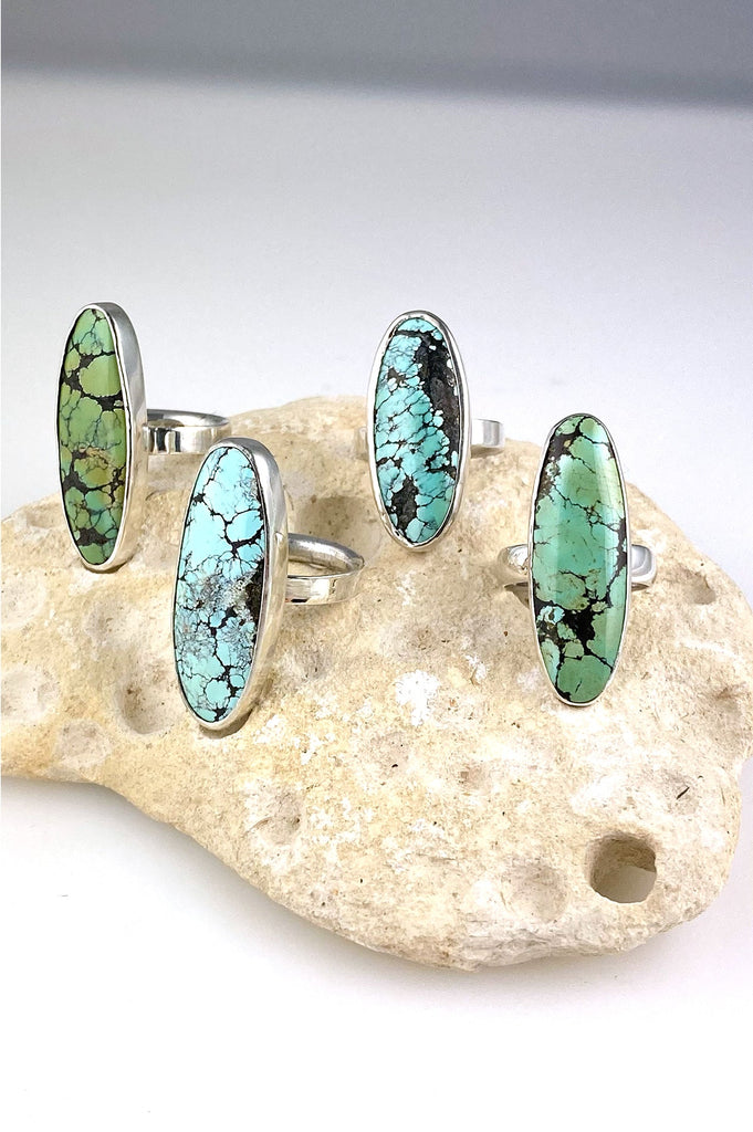 Turquoise Tranquility surfboard ring - KFDJewelleryTT12