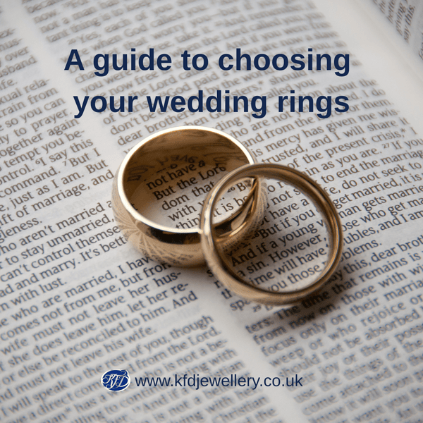 A guide to choosing your wedding rings