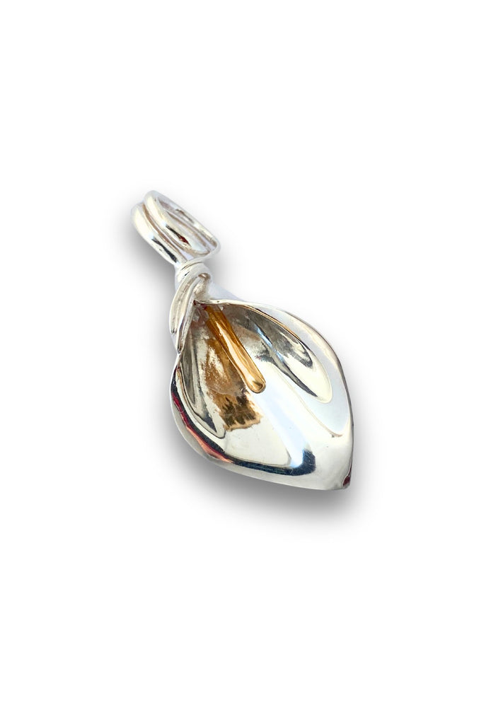 Large Lily Pendant to go onto pearls or beads - KFDJewelleryL23