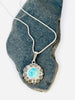 Natural Turquoise Pendant | Pebbles Collection Sterling Silver Necklace - KFDJewellery