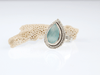 One of a Kind Teardrop Chalcedony Ring in Sterling Silver | KFD Jewellery - KFDJewellerySR01