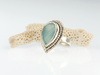 One of a Kind Teardrop Chalcedony Ring in Sterling Silver | KFD Jewellery - KFDJewellerySR01