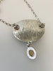 Peruvian Opal & Citrine Silver Necklace | One of a Kind - KFDJewellery