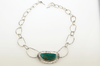 Royston Turquoise Statement Necklace, Handmade Sterling Silver, One of a Kind - KFDJewellery