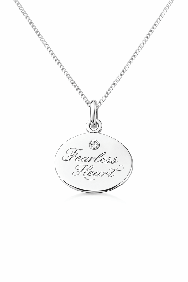 Sterling silver & diamond SoulScript Pendant - KFDJewellery