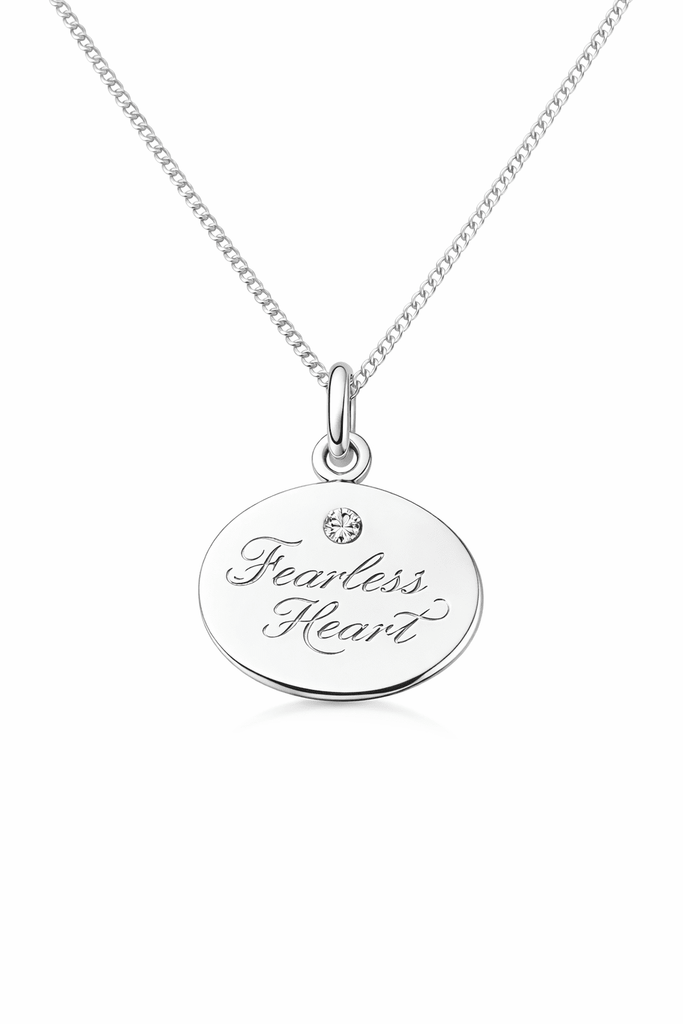 Sterling silver & diamond SoulScript Pendant - KFDJewellery