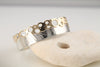 Water’s Edge Cuff, Sterling Silver and 9ct Gold One of a Kind - KFDJewellery