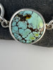Wild Horse Turquoise Bracelet with Handmade Sterling Silver Chain - KFDJewellery