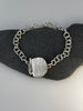 Wild Horse Turquoise Bracelet with Handmade Sterling Silver Chain - KFDJewellery