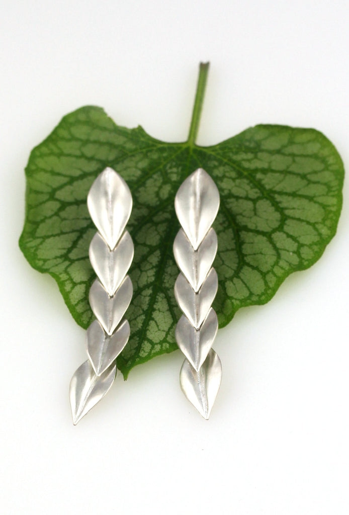 Be-Leaf 5 leaf drop earrings - KFDJewelleryBL10
