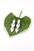 Be-Leaf sterling silver 3 leaf drop earrings - KFDJewelleryBL05