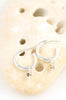 Hoop earring with detachable gemstone charm - KFDJewellery