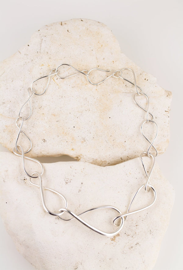 Infinity link Flow chain necklace - KFDJewelleryILF1