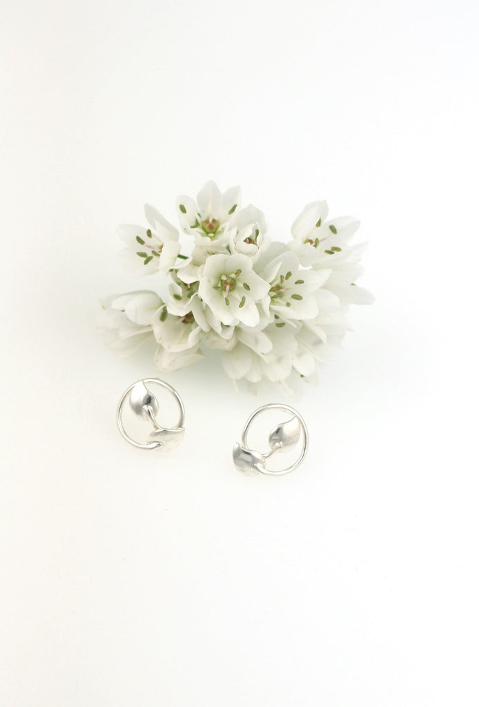 Jenyus small sterling silver stud earrings - KFDJewelleryJ14