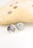 La Luna sterling silver stud earrings - KFDJewelleryLL3