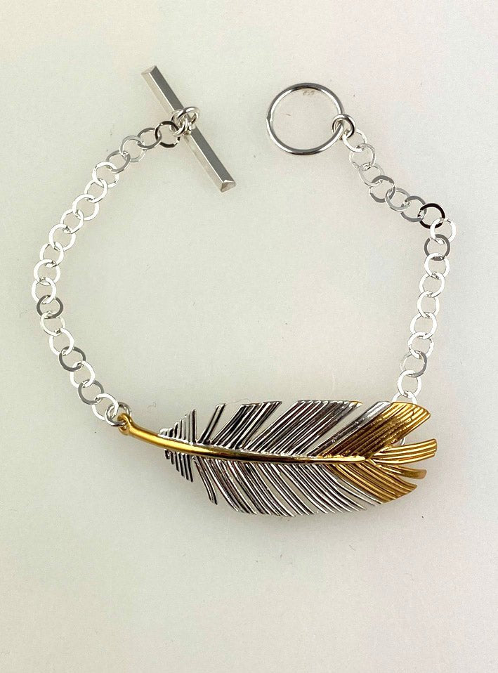 Large feather bracelet - KFDJewelleryF25