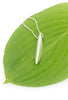 Long Thin Classic Leaf Pendant - KFDJewelleryCL18