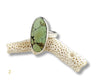 Oval Natural Turquoise sterling silver ring - KFDJewelleryTT24