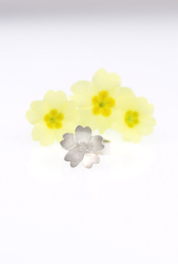 Primrose Ring (medium flower) - KFDJewelleryP017