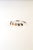 Rainbow sapphire sterling silver ring - KFDJewelleryCT2