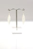 Small Drop Classic Leaf Earrings with Safety Hook Earrings - KFDJewelleryCL13