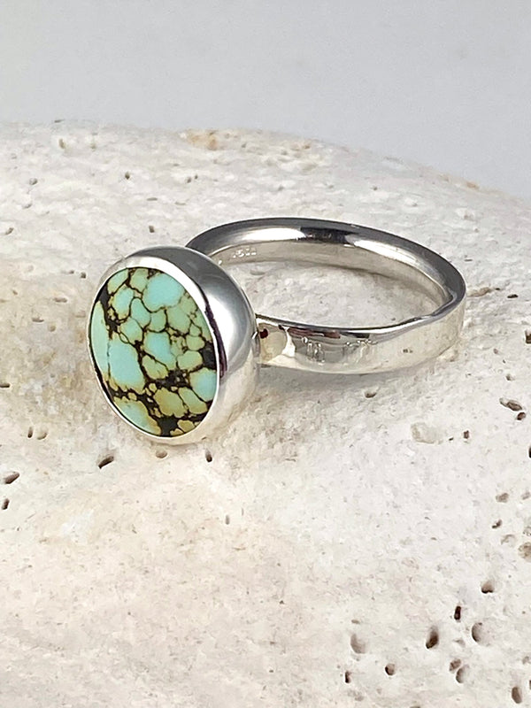 Small Turquoise Moon rings - KFDJewelleryTT05